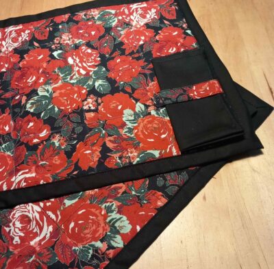 Set of two quilted placemats