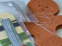Gingerbread man diy sewing kit available for purchase