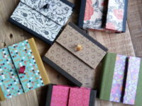 Post-it holder in cardstock and designer paper