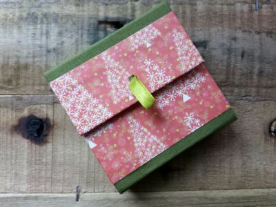 Post-it holder in cardstock and designer paper - Image 4