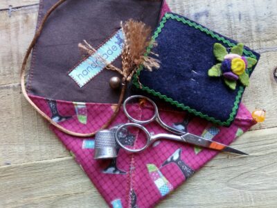 Ethnic style wraparound pouch